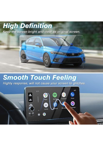 Honda Civic 9 Inç Ekran Koruyucu Nano 2022 Şeffaf indirimleri
