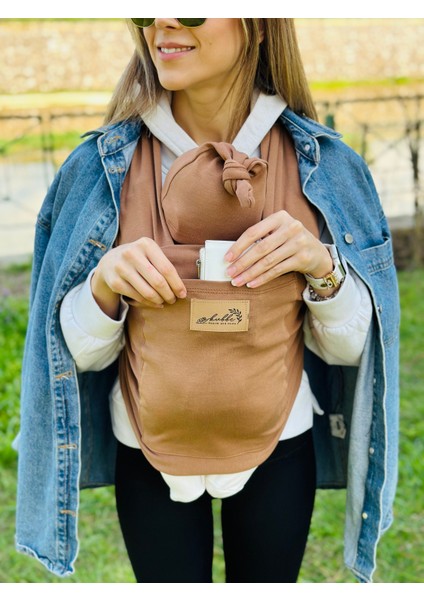 Anakucağı Cepli Bebek Taşıma Şalı, Bebek Askısı Sling