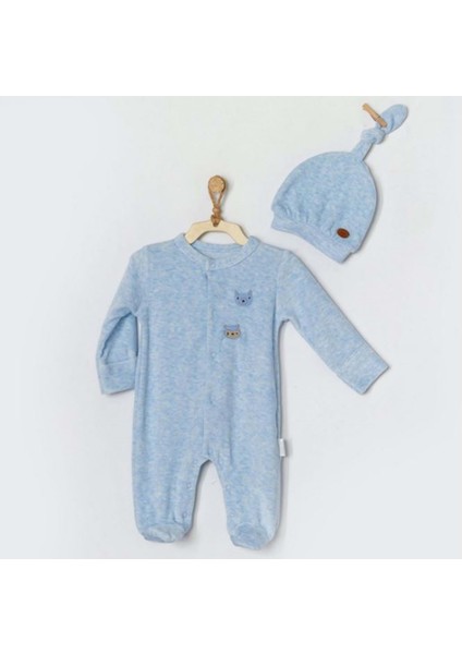 Mavi Erkek Bebek Tulum Takım - Andywawa - Mavi - 0-1 Ay