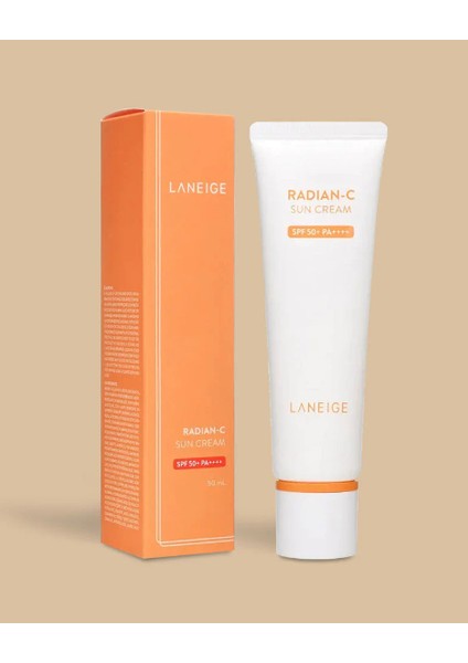 Laneıge - Radian-C Sun Cream SPF50+/PA++++ Güneş Kremi 50 ml