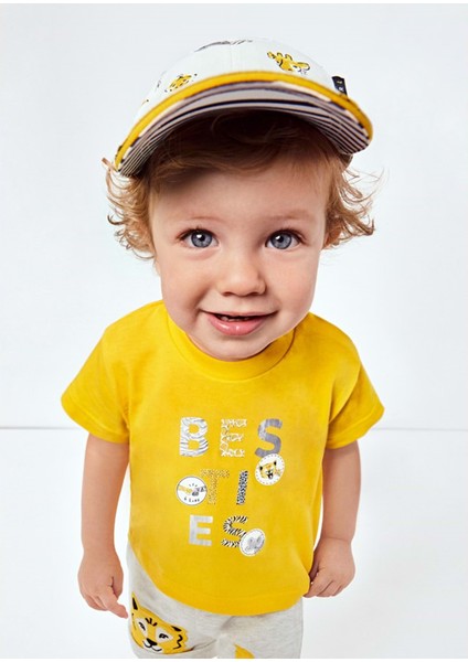 Sarı Erkek Bebek Tişört - Mayoral - Sarı - 24-Ay