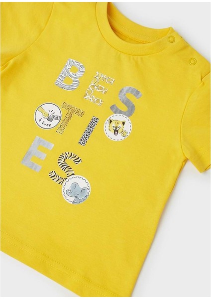 Sarı Erkek Bebek Tişört - Mayoral - Sarı - 24-Ay fırsatları
