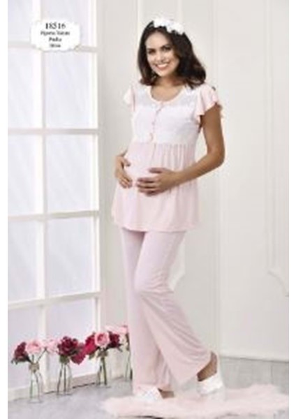 Pijama Takımı - Pudra - 40 - 18516-16810