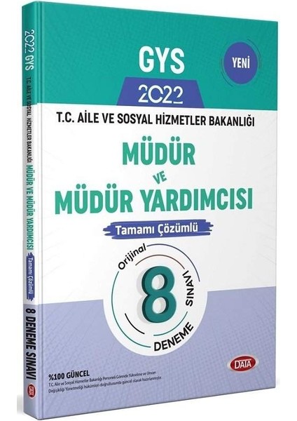 Ys Aile Sosyal Hizmetler Bakanlığı Müdür ve Yardımcısı 8 Deneme Çözümlü Görevde Yükselme