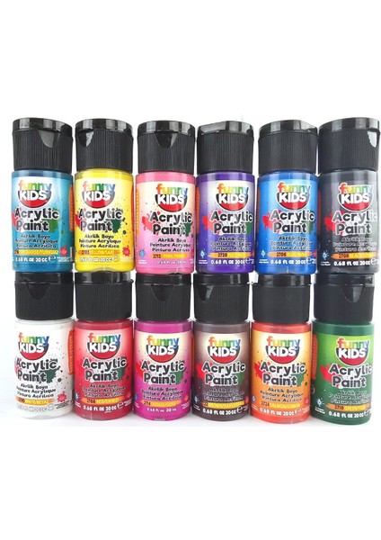 Akrilik Boya 20ML 12LI Set