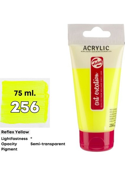 Akrilik Boya 75ML 256 Reflex Yellow