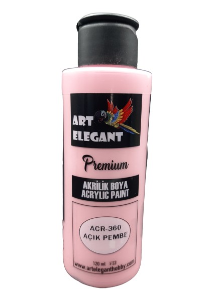 Art Elegant Akrilik Boya 120ML ACR-360 Açık Pembe