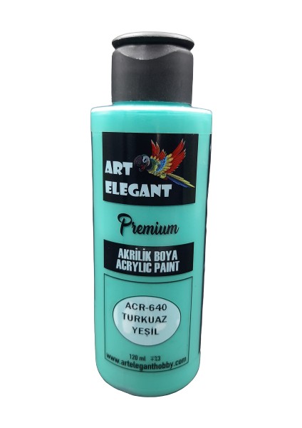 Art Elegant Akrilik Boya 120ML ACR-640 Turkuaz Yeşil