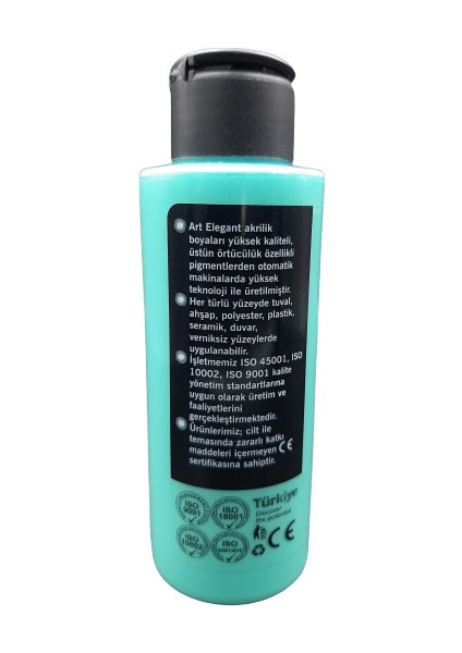 Art Elegant Akrilik Boya 120ML ACR-640 Turkuaz Yeşil