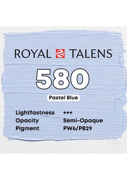 Akrilik Boya 75ML 580 Pastel Blue fiyatları