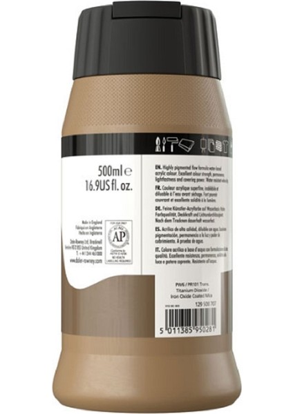 System 3 Akrilik Boya 500ML 707 Rich Gold Imit