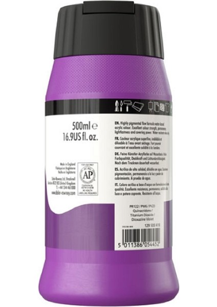 System 3 Akrilik Boya 500ML 418 Velvet Purple