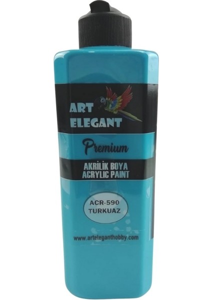 Art Elegant Akrilik Boya 400ML ACR-590 Turkuaz