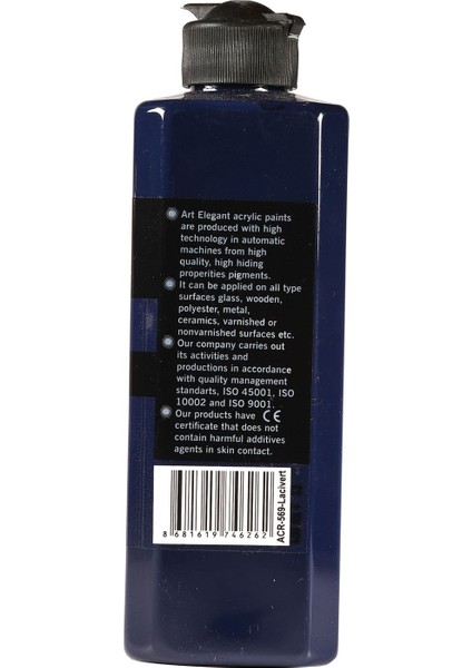 Art Elegant Akrilik Boya 400ML ACR-569 Lacivert