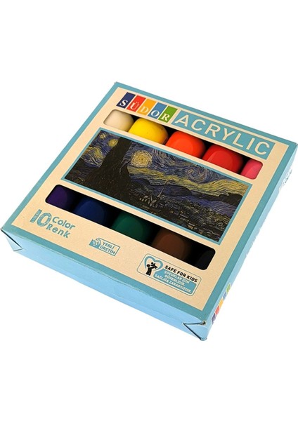 Akrilik Boya Set 10X40ML fiyatları