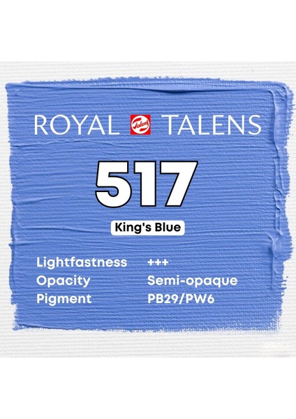 Akrilik Boya 75ML 517 Kings Blue