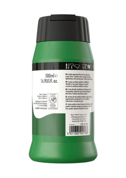 System 3 Akrilik Boya 500ML 352 Hookers Green