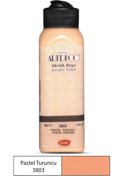 Pastel Akrilik Boya 140ML P. Turuncu 3803