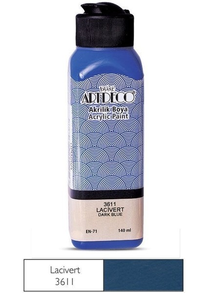 Akrilik Boya 140ML 3611 Lacivert