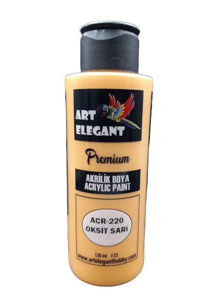 Art Elegant Akrilik Boya 120ML ACR-220 Oksit Sarı