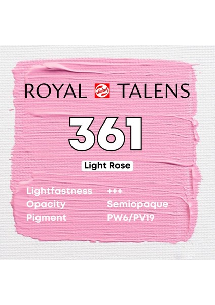 Akrilik Boya 75ML 361 Light Rose