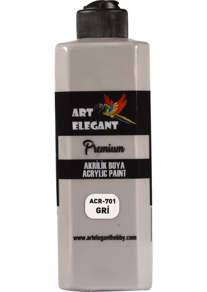Art Elegant Akrilik Boya 400ML ACR-701 Gri