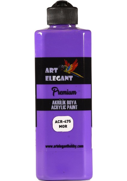 Art Elegant Akrilik Boya 400ML ACR-475 Mor
