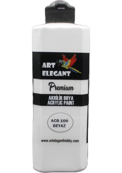Art Elegant Akrilik Boya 400ML ACR-100 Beyaz