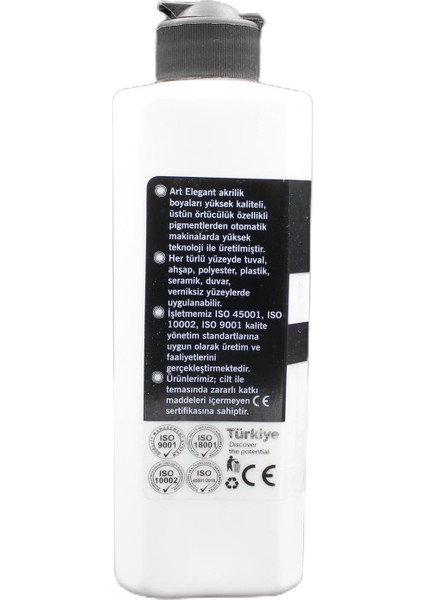 Art Elegant Akrilik Boya 400ML ACR-100 Beyaz
