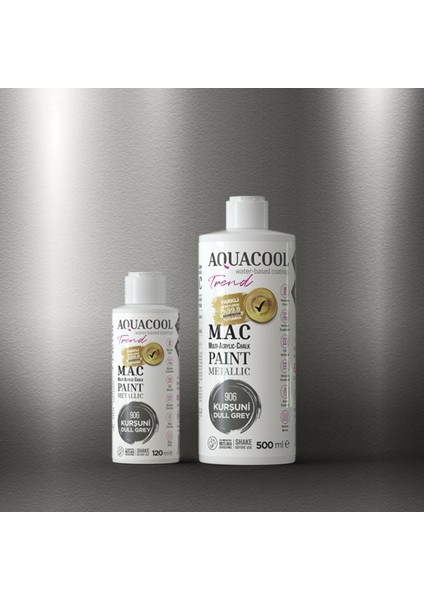 Multi Akrilik Boya 120ML 906 Metalik Kurşuni modelleri