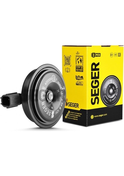 SEGER-55B Disk Korna 12V (Küçük Didit), Ince Ses, Sumitomo Soket (Honda)