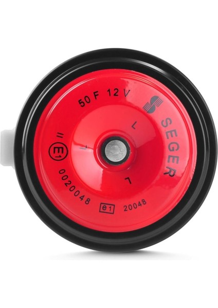 SEGER-50F Midi Disk Korna 12V (Didit), Kalın Ses, Jpt Soket (Dacia, Renault, Citreon, Peugeot)