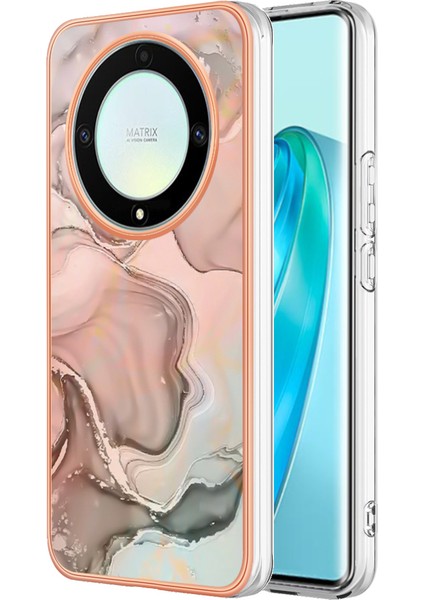 Honor X9A Tpu Telefon Kılıfı X9A 5g / Magic5 Lite 5g / X40 5g, Mermer Desen 2.0mm Imd Elektrografa Kapağı (Yurt Dışından)