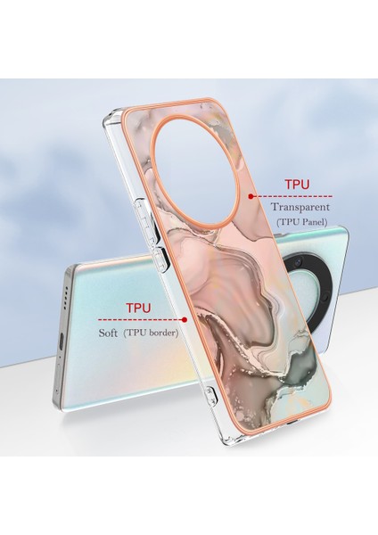 Honor X9A Tpu Telefon Kılıfı X9A 5g / Magic5 Lite 5g / X40 5g, Mermer Desen 2.0mm Imd Elektrografa Kapağı (Yurt Dışından) indirimleri