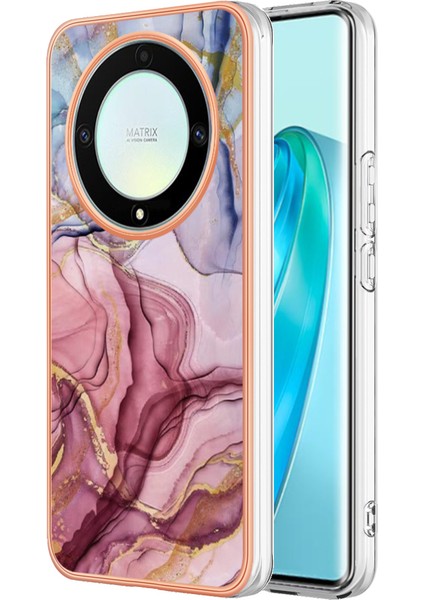 Honor X9A Tpu Telefon Kılıfı X9A 5g / Magic5 Lite 5g / X40 5g, Mermer Desen 2.0mm Imd Elektrografa Kapağı (Yurt Dışından)