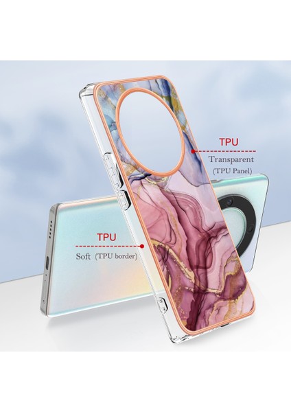 Honor X9A Tpu Telefon Kılıfı X9A 5g / Magic5 Lite 5g / X40 5g, Mermer Desen 2.0mm Imd Elektrografa Kapağı (Yurt Dışından) indirimleri