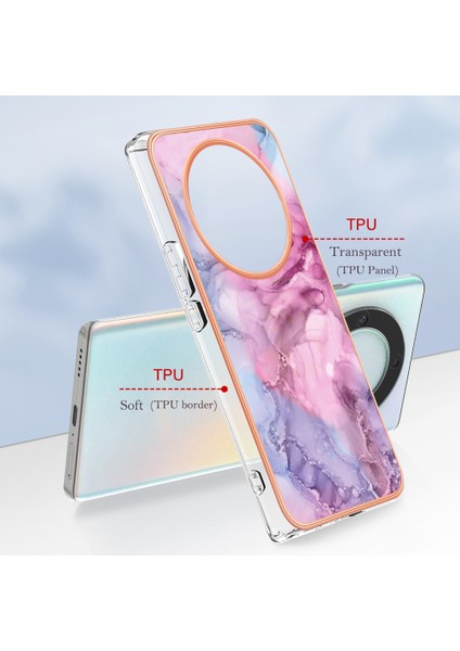 Honor X9A Tpu Telefon Kılıfı X9A 5g / Magic5 Lite 5g / X40 5g, Mermer Desen 2.0mm Imd Elektrografa Kapağı (Yurt Dışından) indirimleri