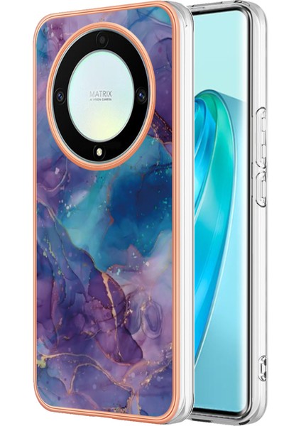 Honor X9A Tpu Telefon Kılıfı X9A 5g / Magic5 Lite 5g / X40 5g, Mermer Desen 2.0mm Imd Elektrografa Kapağı (Yurt Dışından)