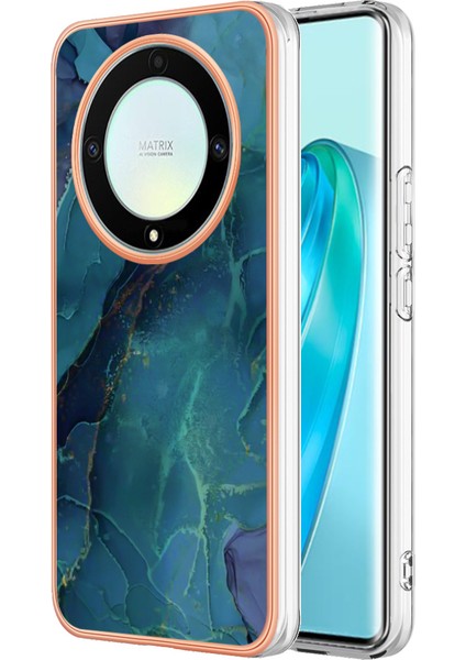 Honor X9A Tpu Telefon Kılıfı X9A 5g / Magic5 Lite 5g / X40 5g, Mermer Desen 2.0mm Imd Elektrografa Kapağı (Yurt Dışından)