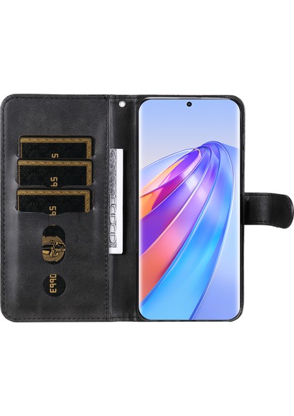 Honor X9A 5g Magic5 Lite 5g X40 5g Buzağı Dokusu Fermuar Cep Telefon Kılıfı Pu Deri Cüzdan Stand Anti-Damla Kapağı (Yurt Dışından) modelleri