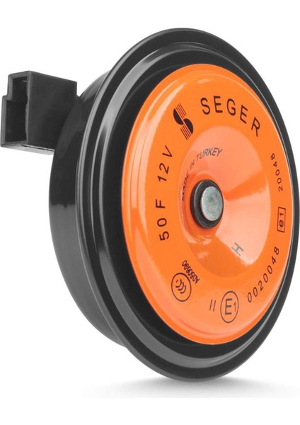 SEGER-50F Midi Disk Korna 12V (Didit), Kalın - Ince Ses Takım, Delphi 1530 Soket ( Opel, Chevrolet)