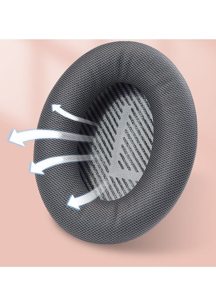 Bose QC45 QC35 Ikinci Nesil ve Üçüncü Nesil Köpük Kapak Için 1 Çift Yedek Kulaklık Yastığı (Yurt Dışından)