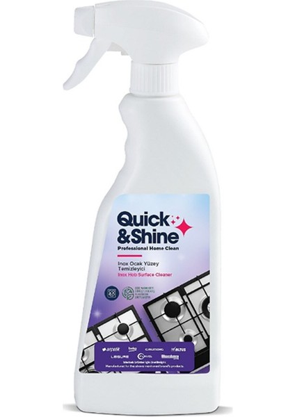 Quick-Shine Inox Ocak Yüzeyi Için Temizleyici Sprey - 9197061827