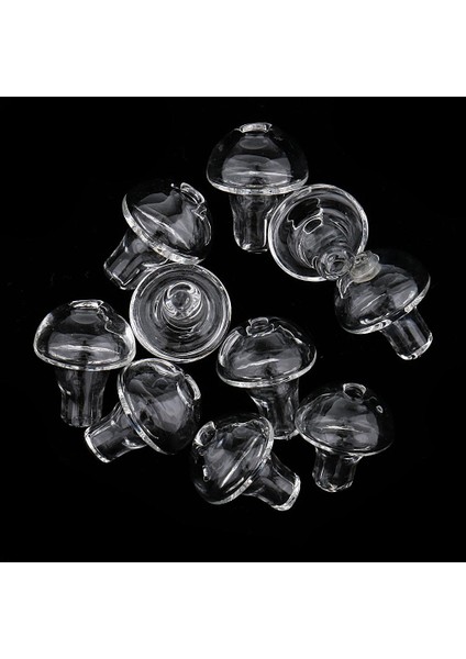 10PCS 10MM Mantar Şekli Mini Boş Açık Cam Takılar Diy Şişe Kolye (Yurt Dışından) modelleri
