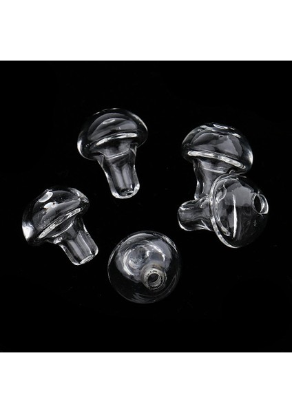 10PCS 10MM Mantar Şekli Mini Boş Açık Cam Takılar Diy Şişe Kolye (Yurt Dışından) fırsatları