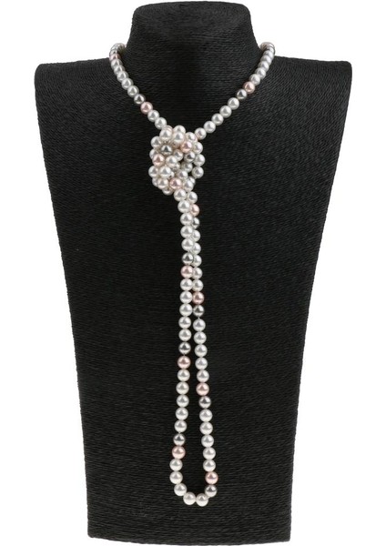 Art Deco Shell Inci Kolye 1920S Slipper Boncuklar Küme Uzun Inciler Kolye Çok Molor (Yurt Dışından) modelleri