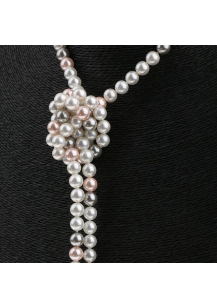 Art Deco Shell Inci Kolye 1920S Slipper Boncuklar Küme Uzun Inciler Kolye Çok Molor (Yurt Dışından) fırsatları