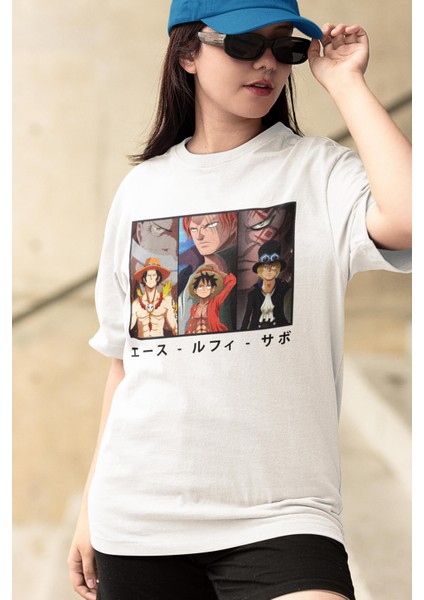 One Piece Als Beyaz Tişört