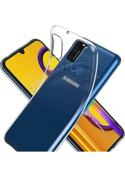 Samsung Galaxy A41 Süper Silikon Lüx Korumalı Şeffaf Kılıf