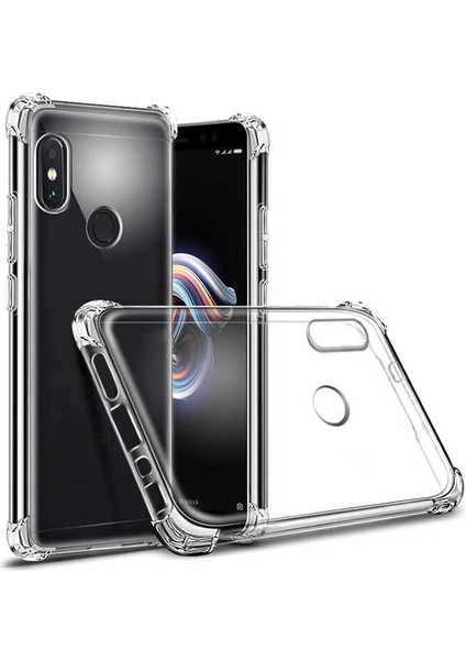 Xiaomi Mi A2 Lite Kılıf Antishock Ultra Koruma Sert Silikon ve Nano Şeffaf